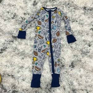 Little Sleepies Zippie - Touchdown